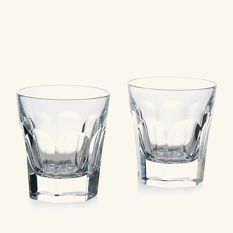 baccarat harcourt 1841 drinking glass clear set of 2