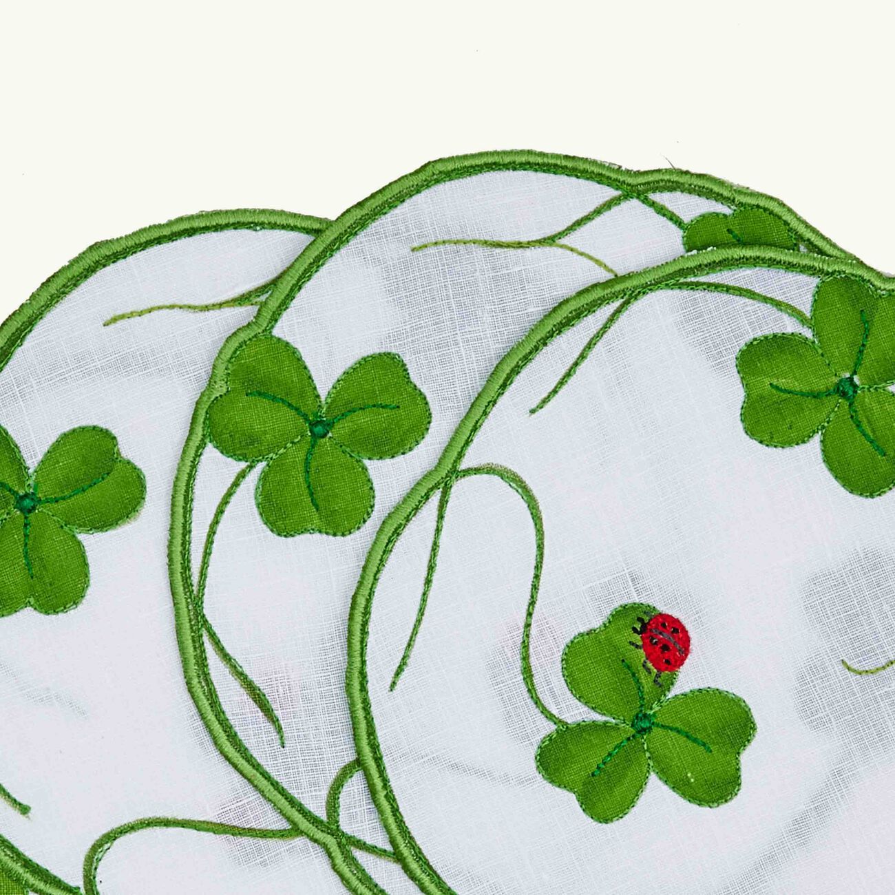 Lucky Coaster Green Set Of 4 atelier houriatazi lucky coaster green set of 4