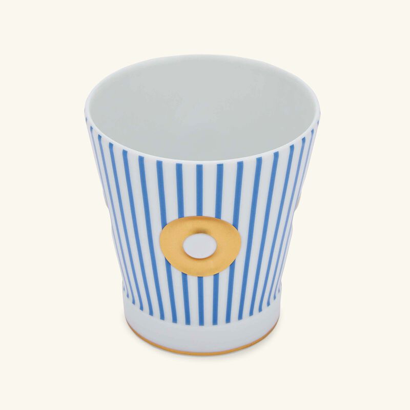 bernardaud delphos eolie drinking glass blue