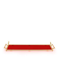 Extravaganza Gold & Ruby Large Tray, small