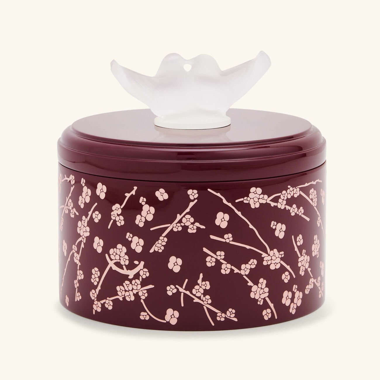 Fleurs De Cerisier Box Burgundy lalique fleurs de cerisier box burgundy