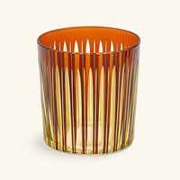 Prism Double Old Fashioned Glasses Amber Set of 4 l objet prism double old fashioned glasses amber set of 4