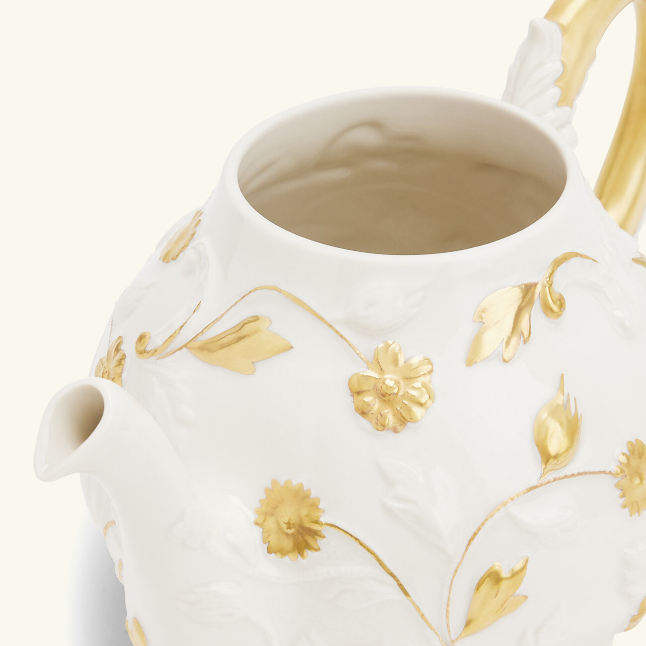 villari taormina tea pot white