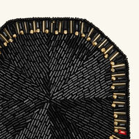 طقم لوكسور المؤلف من 4 قواعد أكواب سوداء كيم سيبيرت طقم لوكسور المؤلف من 4 قواعد أكواب سوداء