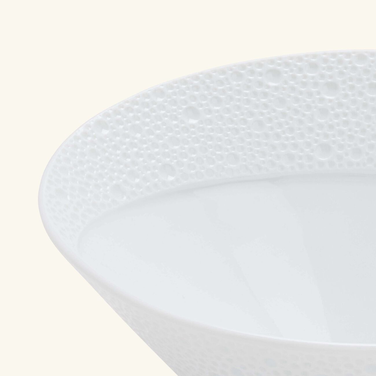 Ecume Salad Bowl White bernardaud ecume salad bowl white