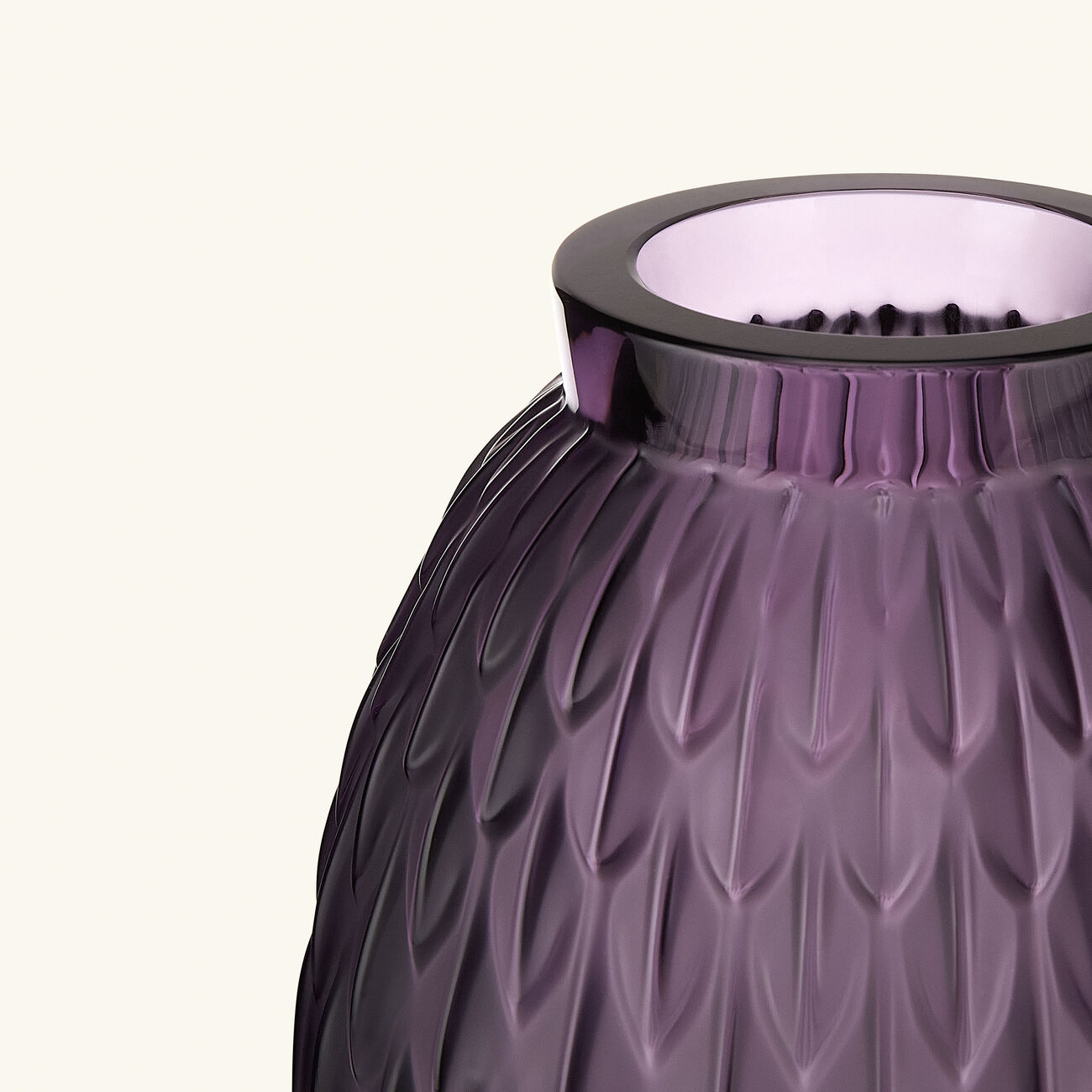 لاليك مزهرية فيسبر بلوم متوسطة باللون البنفسجي