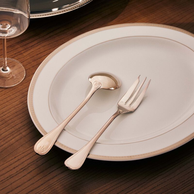 كريستوفل ملعقة مالميزون لتقديم السلطات باللون الفضي