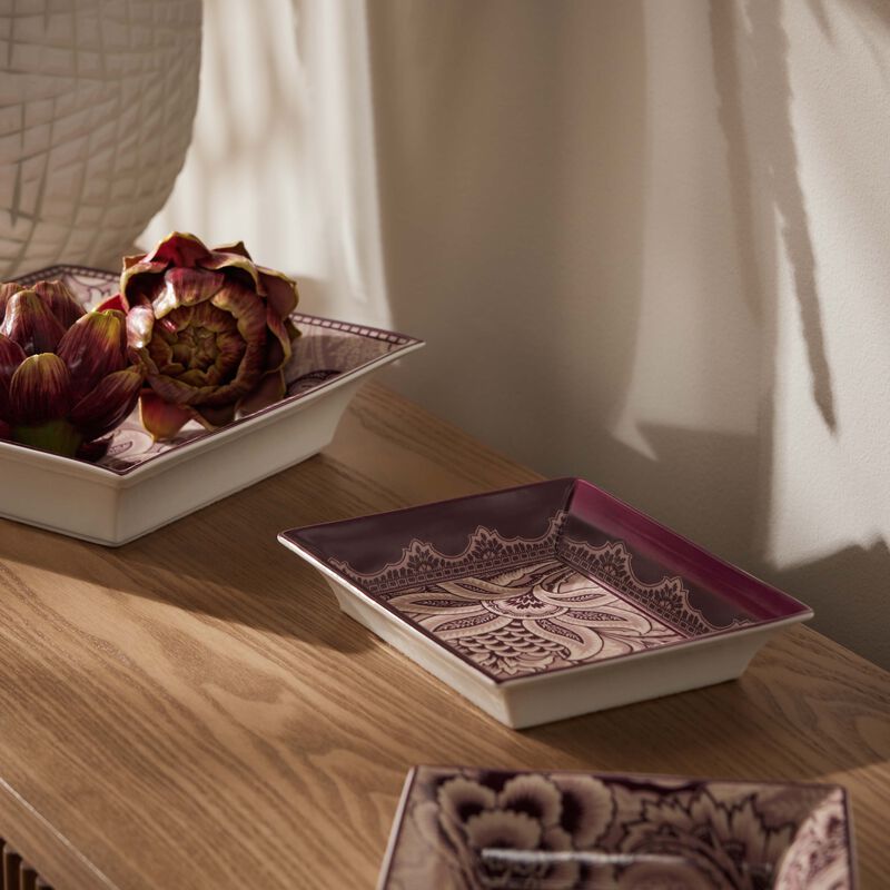 Bloom Trinket Tray Rectangular Small Pink etro bloom trinket tray rectangular small pink