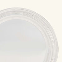 كريستوفل طبق الخبز آلبي دائري باللون الفضي