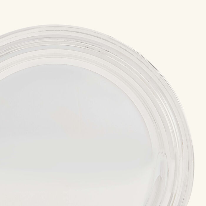 كريستوفل طبق الخبز آلبي دائري باللون الفضي