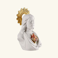 Sacred Heart of Jesus Sculpture Large White lladro sacred heart of jesus sculpture large white
