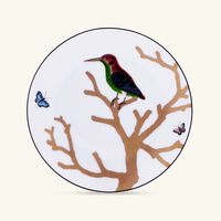 برناردو طبق الخبز والزبدة أو زوازو دائري باللون الذهبي 14 سم