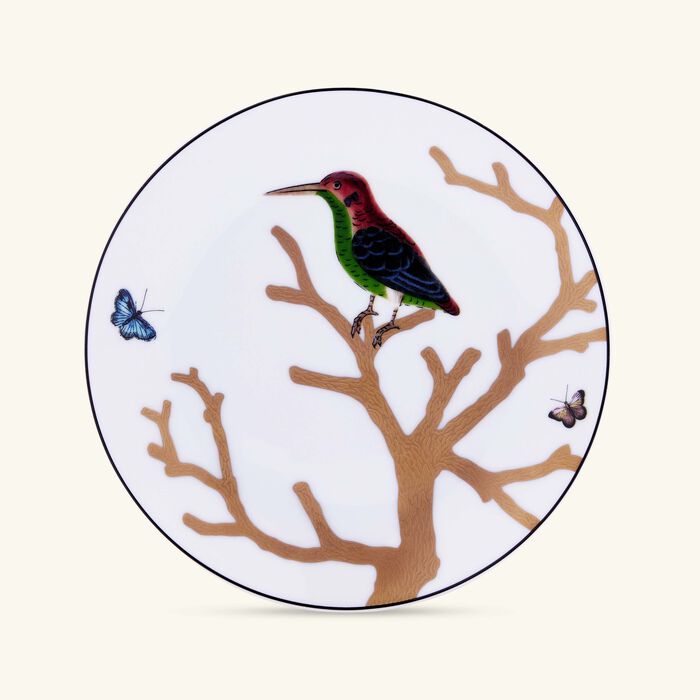 برناردو طبق الخبز والزبدة أو زوازو دائري باللون الذهبي 14 سم