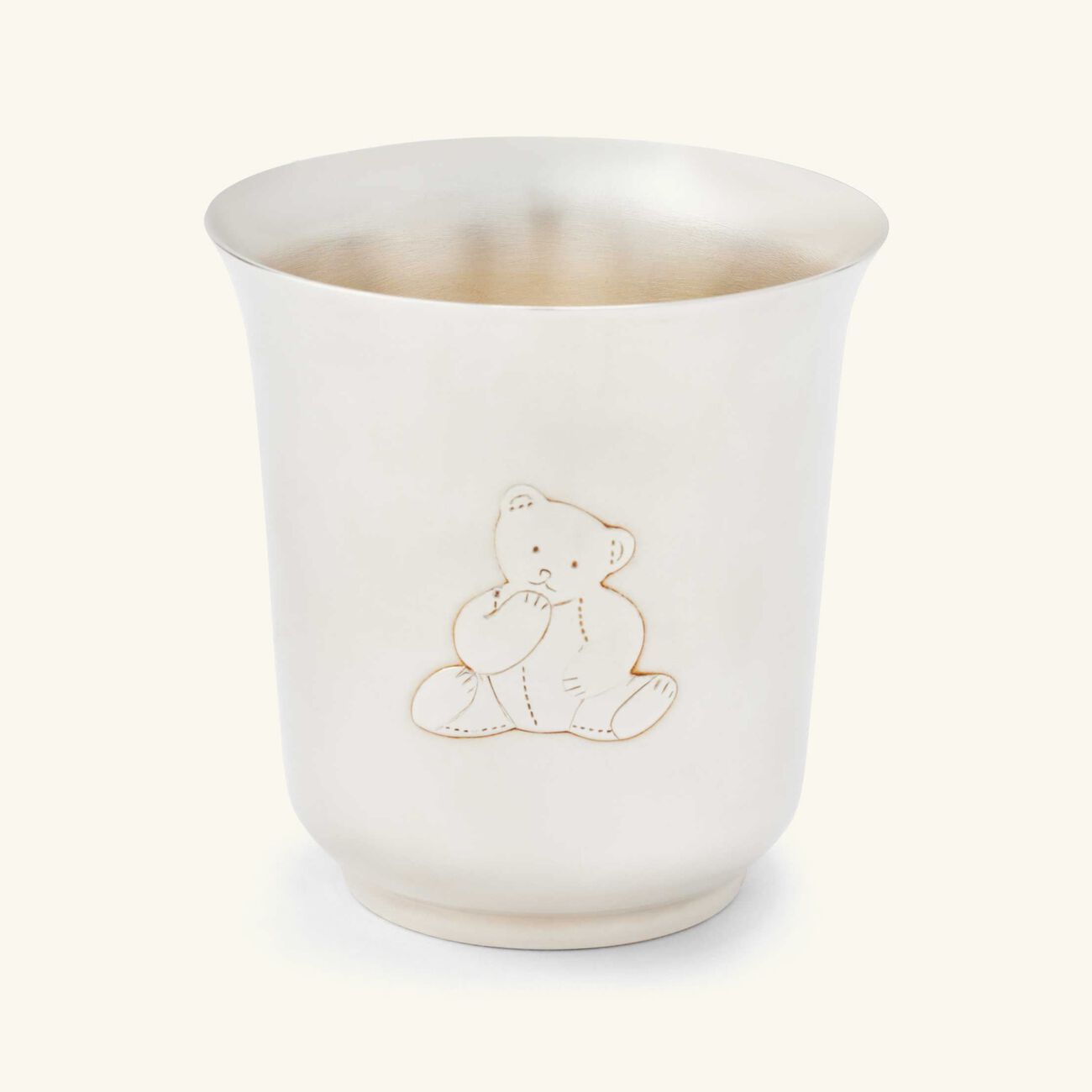 christofle charly bear baby cup silver plated