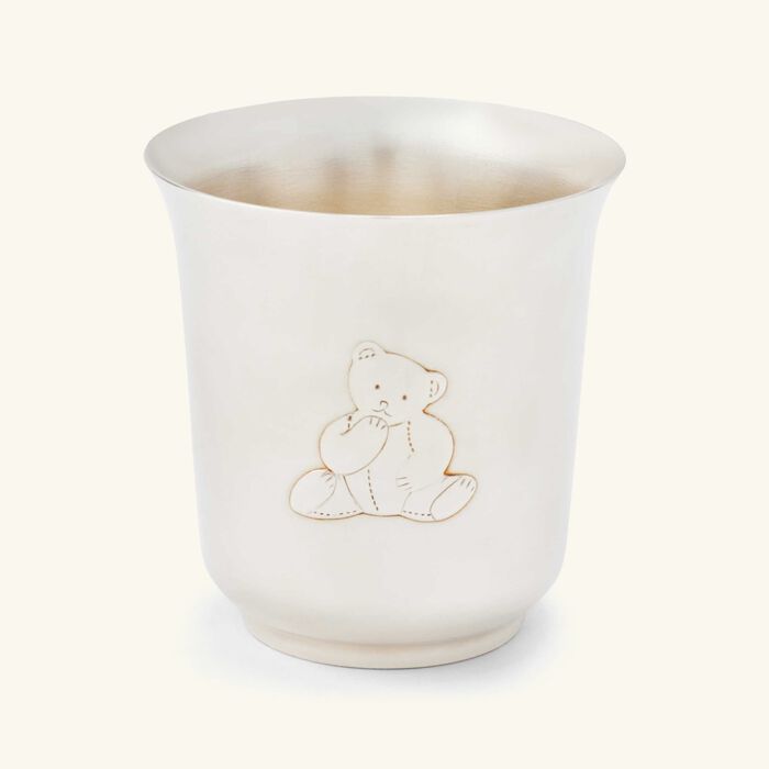 Charly Bear Baby Cup Silver Plated christofle charly bear baby cup silver plated