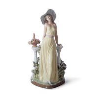 Time For Reflection Woman Figurine, small