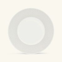 christofle madison 6 dessert plate round grey 21cm