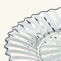 baccarat mille nuits dessert plate round clear 26cm