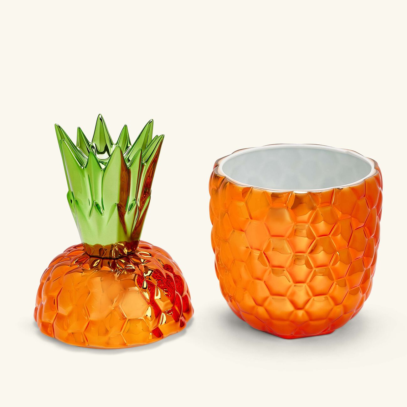 Victoria Pineapple Box Orange bernardaud victoria pineapple box orange