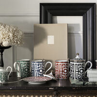 ginori 1735 labirinto mug red