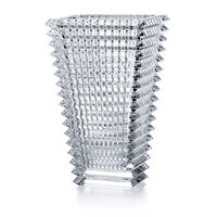 Clear Eye Vase Set baccarat clear eye vase set