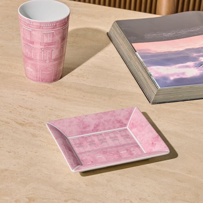 Palazzo Decorative Tray Squre Pink versace palazzo decorative tray squre pink