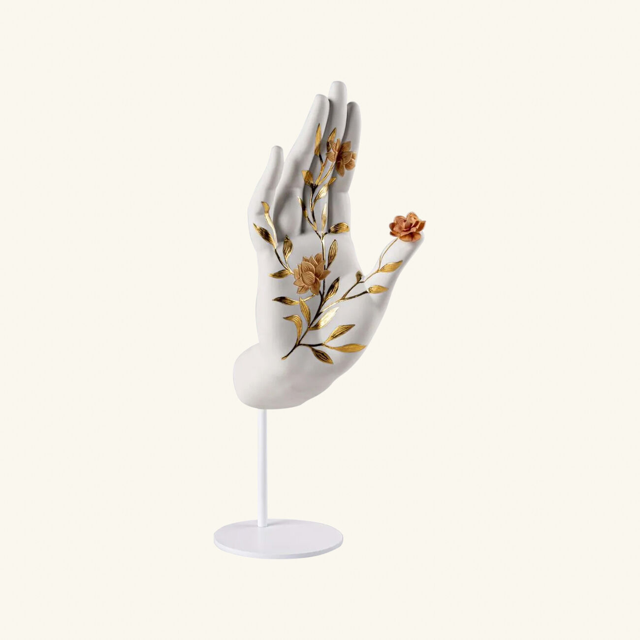 Protection Mudra Sculpture Large White lladro protection mudra sculpture large white