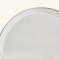 كريستوفل طبق الضيافة آلبي بيضاوي باللون الفضي 31 سم