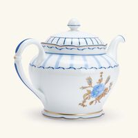 bernardaud brocante tea pot blue