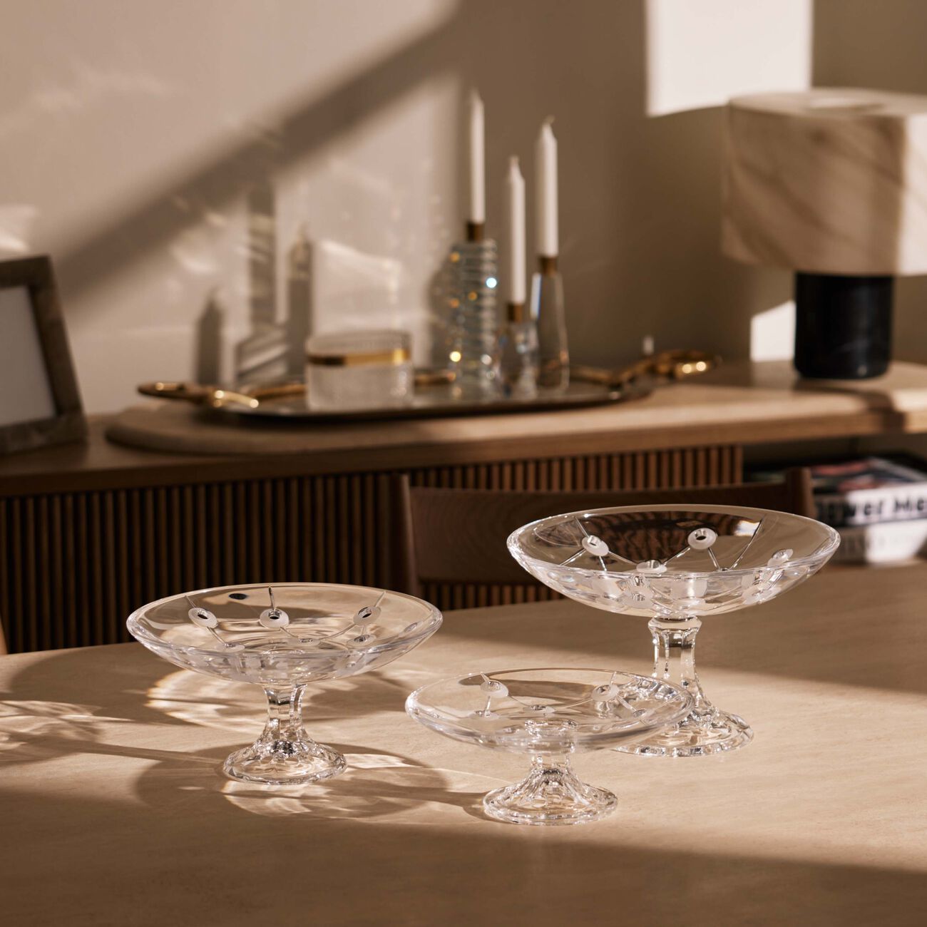 ماريو تشيوني وعاء ديكور كوستيليشن شفاف بحجم صغير