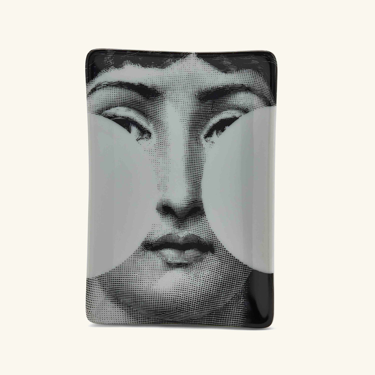 fornasetti tema e variazioni no 150 ashtray rectangular small grey