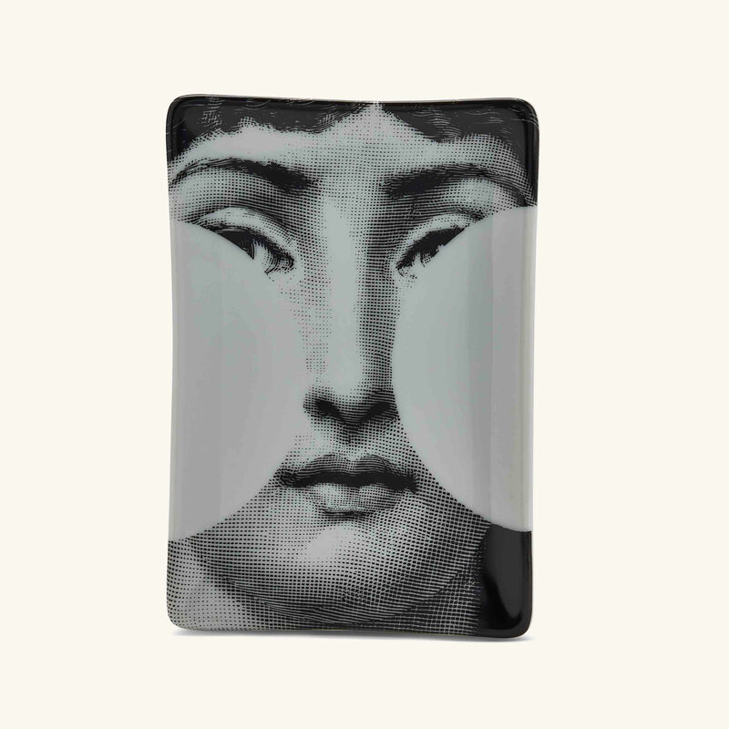 fornasetti tema e variazioni no 150 ashtray rectangular small grey