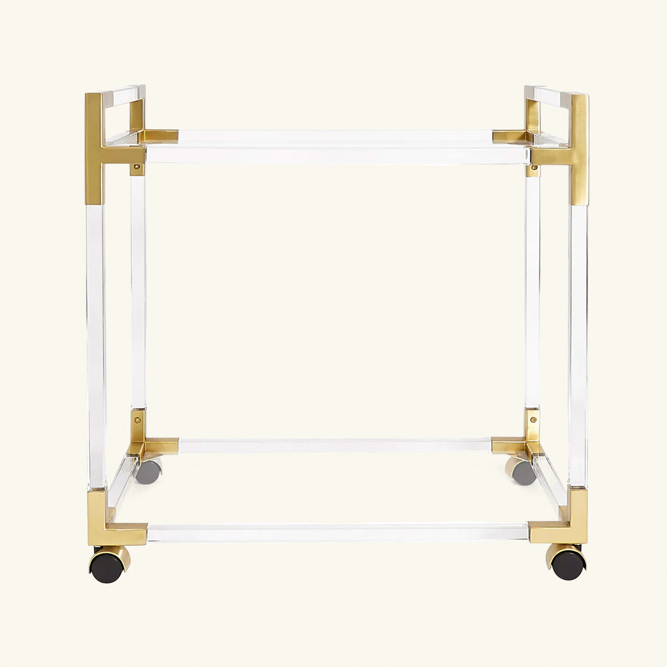 Jacques Bar Cart Clear jonathan adler jacques bar cart clear