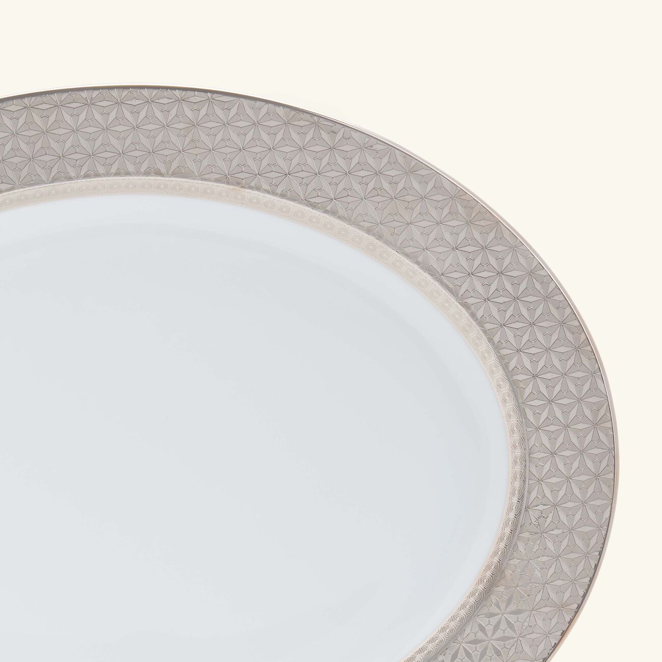Divine Serving Platter Oval Grey 38cm bernardaud divine serving platter oval grey 38cm