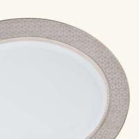 Divine Serving Platter Oval Grey 38cm bernardaud divine serving platter oval grey 38cm