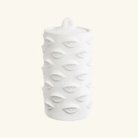 Muse Eyes Cookie Jar White jonathan adler muse eyes cookie jar white