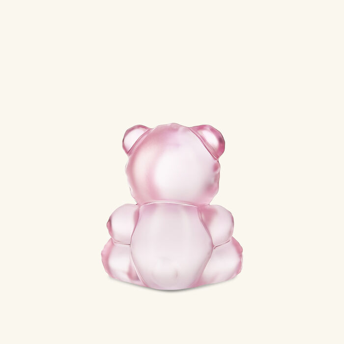 Teddy Air Sculpture Small Pink lalique teddy air sculpture small pink