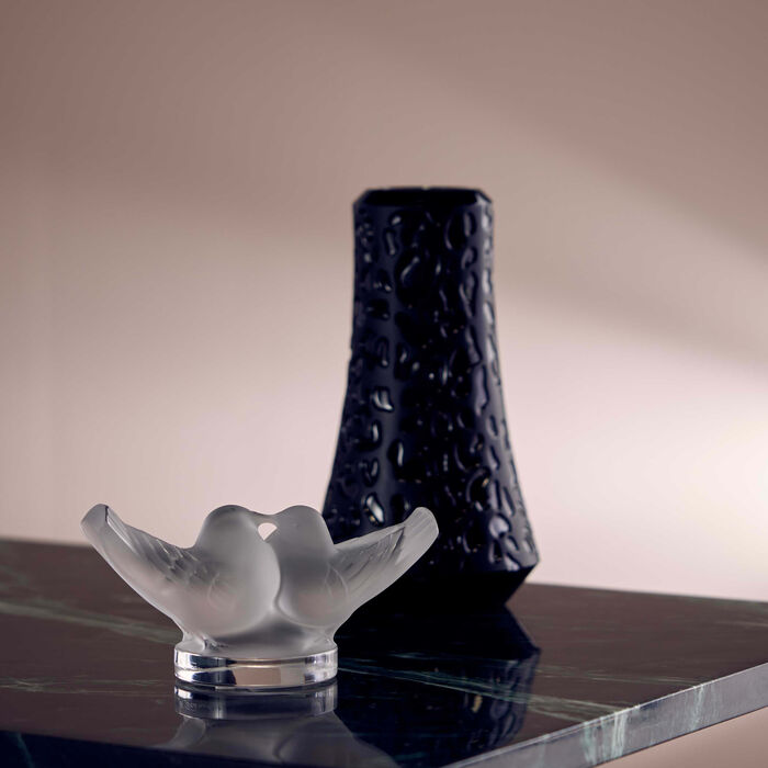 lalique colombes figurine small clear