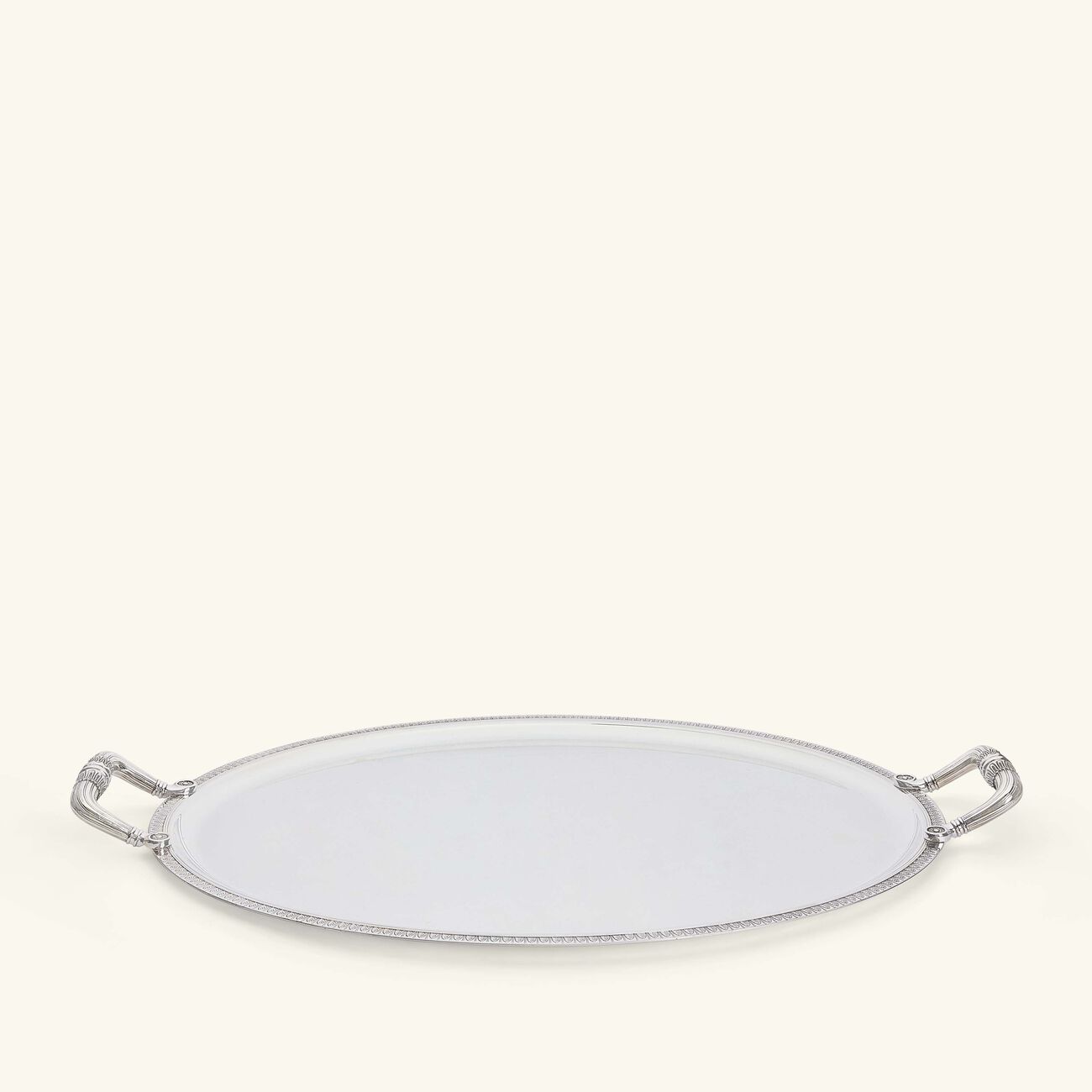 christofle malmaison serving tray oval large silver plated