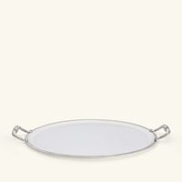 christofle malmaison serving tray oval large silver plated