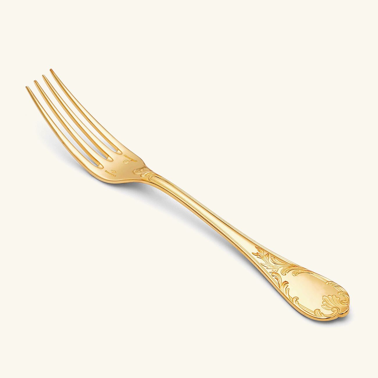 كريستوفل شوكة الطعام مارلي باللون الفضي