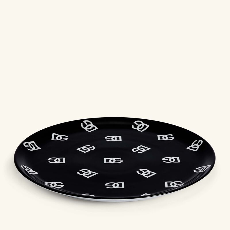 DG Logo Pizza Plate Round 32cm dolce gabbana casa dg logo pizza plate round 32cm