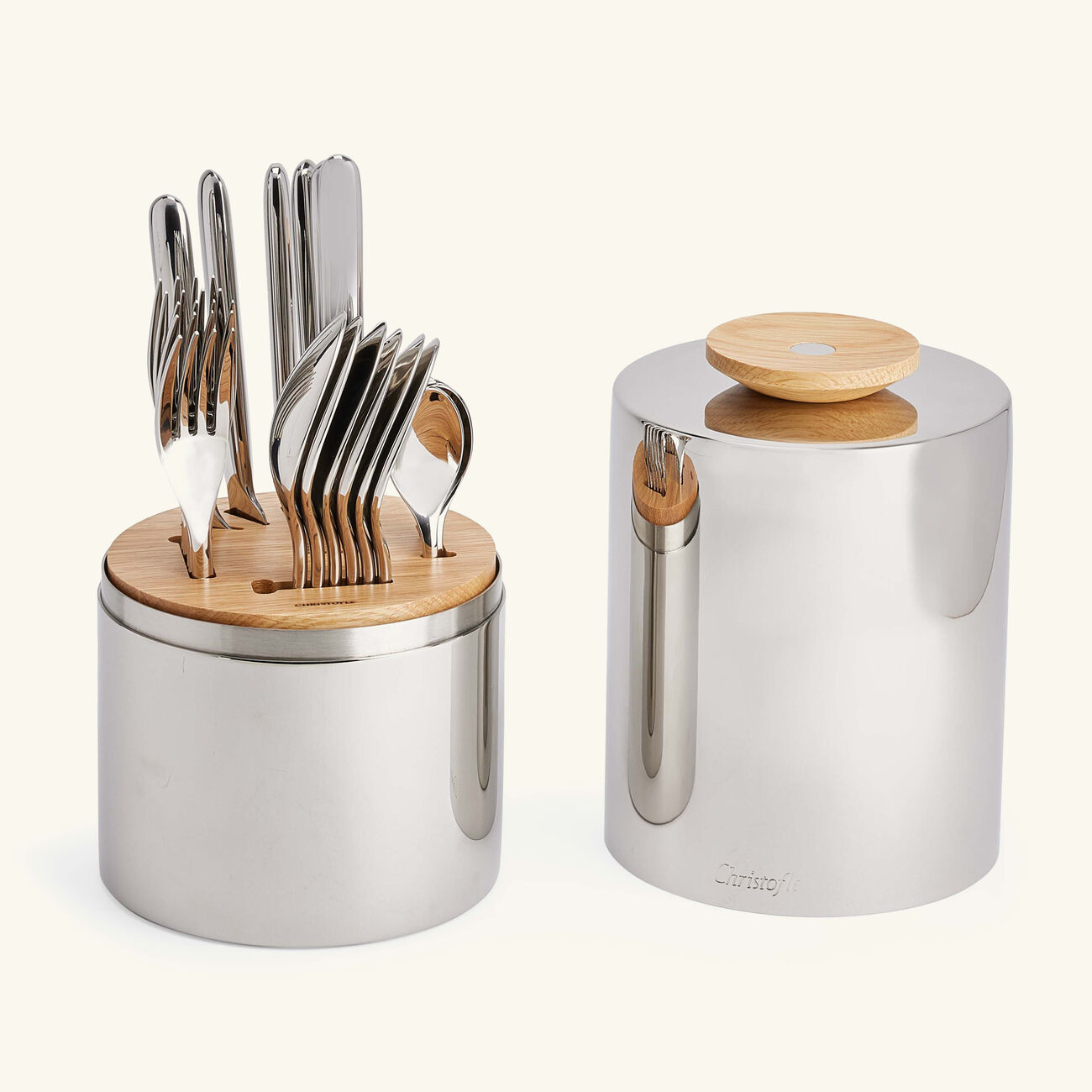 christofle essential box set 24 piece stainless steel