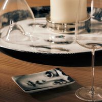 fornasetti tema e variazioni no 363 ashtray rectangular grey