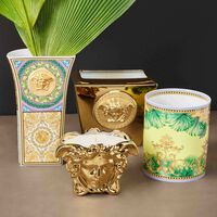 versace medusa grande candle gold