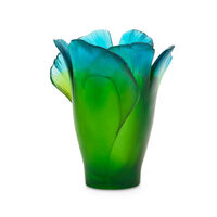 Ginkgo Green Vase, small