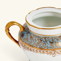 Eden Turquoise Sugar Bowl Blue bernardaud eden turquoise sugar bowl blue