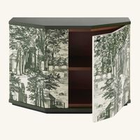 Giardino Settecentesco Polyhedric Cabinet Green fornasetti giardino settecentesco polyhedric cabinet green