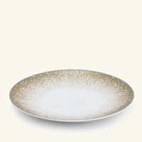 haviland souffle d or dessert plate round gold 22cm