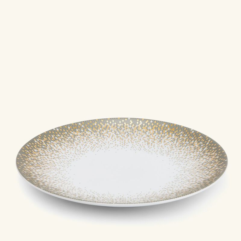 haviland souffle d or dessert plate round gold 22cm